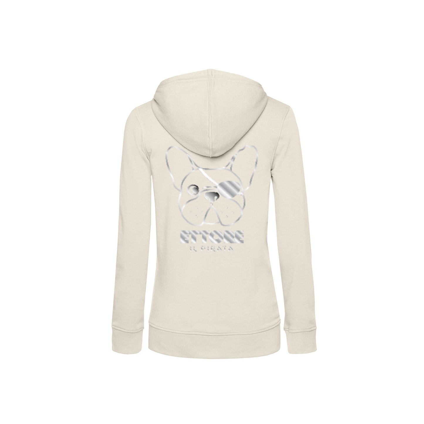 FELPA DEL PIRATA - BIANCA - DONNA (personalizzabile)