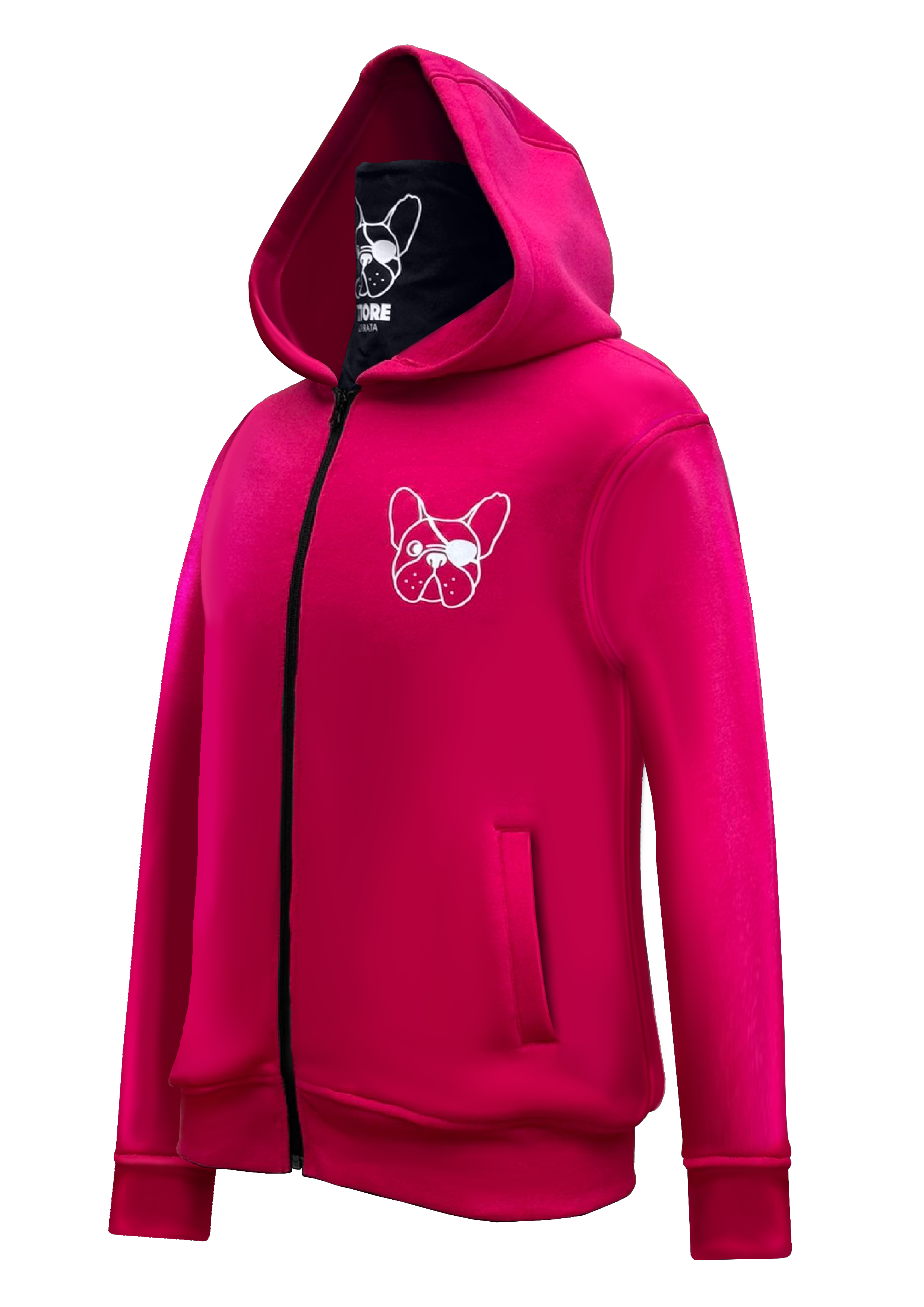 FELPA DEL PIRATA - FUCSIA - UNISEX (personalizzabile)