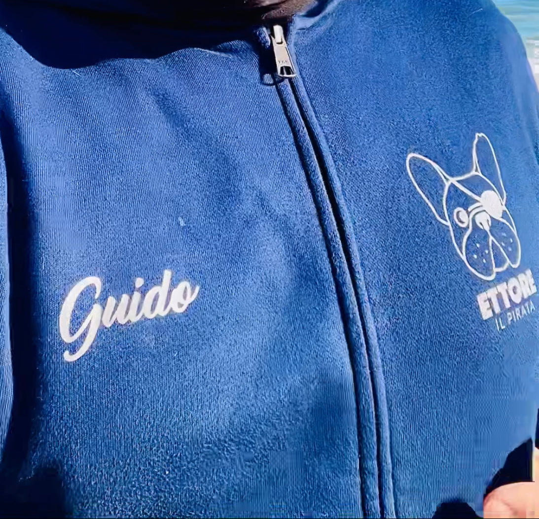FELPA DEL PIRATA - BLU - DONNA (personalizzabile)